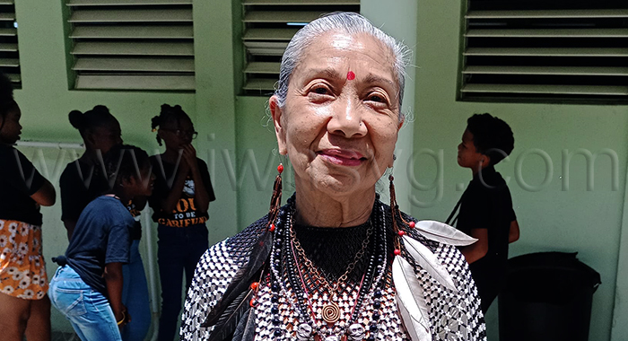 New York based, "Carib queen" Nona Aquam in Fancy on Thursday, March 26, 2025.