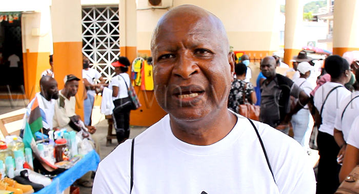 President of the SVG Teachers' Union, Oswald Robinson in an August 2022 photo.