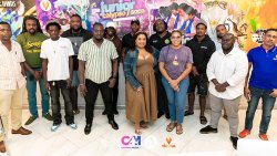 Planet Soca & CDC representatives with atistes, DJs and media representatives at the first workshop in October.
