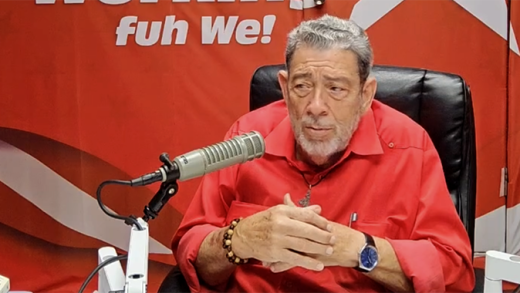 Opposition Leader Ralph Gonsalves speaking on Star Radio on Monday, March 9, 2026.