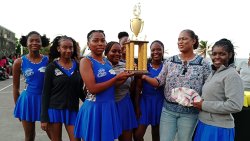 Ball Blazers, of Fancy, winners of the Shevern John North Windward Netball Competition.