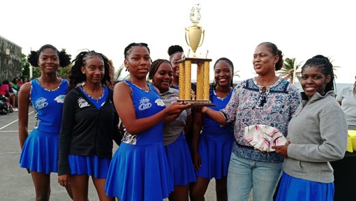 Ball Blazers, of Fancy, winners of the Shevern John North Windward Netball Competition.