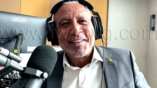 Prime Minister Godwin Friday speaking on Hot 97 FM on Friday, April 10, 2026. 