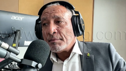 Prime Minister Godwin Friday speaking on Hot 97 FM on Friday, April 10, 2026. 