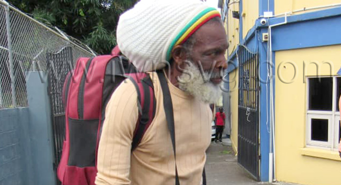 The defendant, Kelroy Edwards outside the Serious Offences Court in Kingstown on Monday, April 27, 2026. 