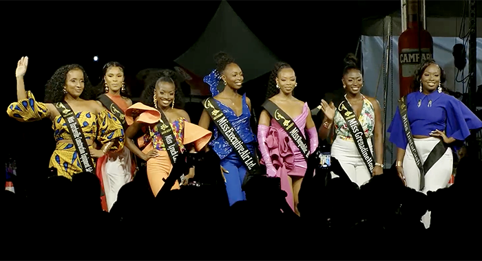 The contestants in the Miss SVG 2026 pageant.