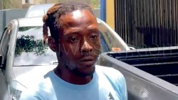 The defendant, Orde Mc Tair, outside the Serious Offences Court in Kingstown on March 31, 2026.