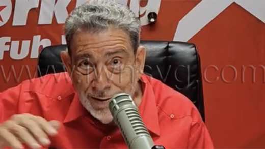 Opposition Leader Ralph Gonsalves speaking on Star Radio on Wednesday, April 29, 2026.