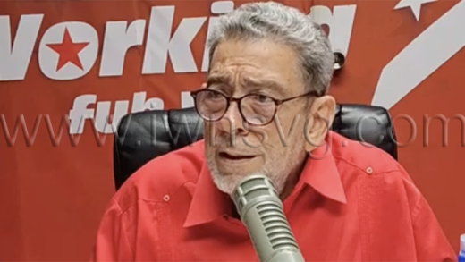 Opposition Leader Ralph Gonsalves speaking on Star Radio on Wednesday, April 29, 2026.