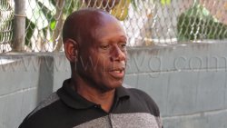 The defendant, Andy Reece, outside the Serious Offences Court in Kingstown on Thursday, May 7, 2026.