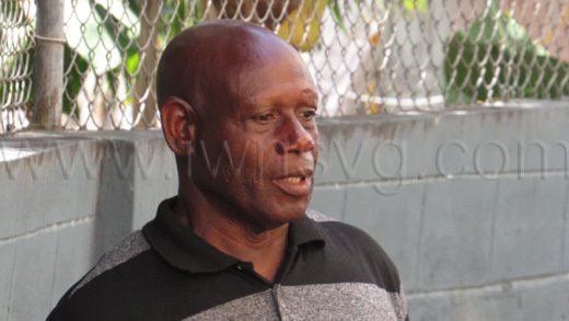 The defendant, Andy Reece, outside the Serious Offences Court in Kingstown on Thursday, May 7, 2026.