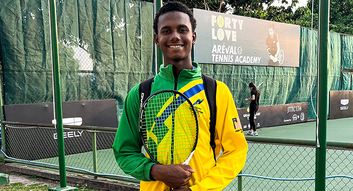 Ethan Kent represents SVG on regional tennis stage