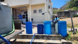 The Central Water and Sewerage Authority delivers water in Union Island on Wednesday, May 13, 2026.