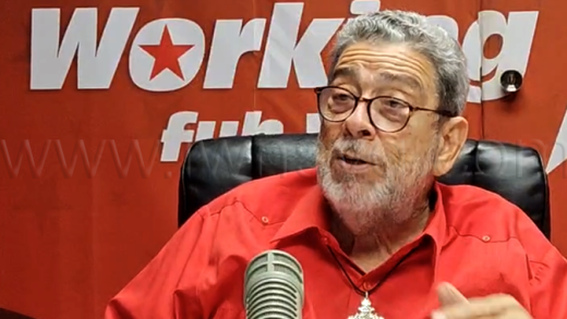 Prime Minister Ralph Gonsalves speaking on Star Radio on Wednesday, May 13, 2026.