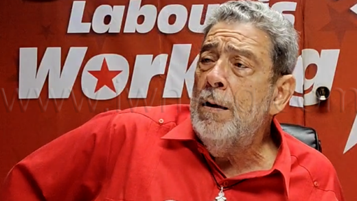 Prime Minister Ralph Gonsalves speaking on Star Radio on Wednesday, May 13, 2026.