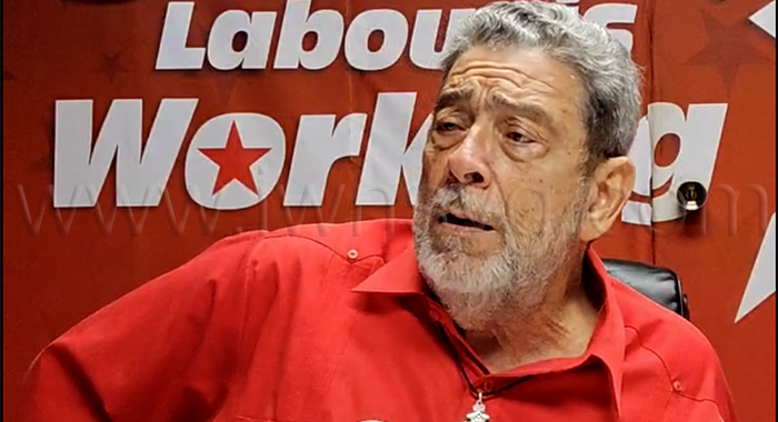 Prime Minister Ralph Gonsalves speaking on Star Radio on Wednesday, May 13, 2026.