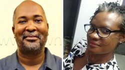 St. Vincent and the Grenadines Consul General to Canada, Roderick Mc Kree, left and his deputy, Laverne "Gypsy" Phillips.