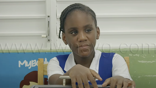 Eleven-year-old Faith Grant, who was born blind, placed 19th for girls and 43rd among the 1,760 students in St. Vincent and the Grenadines who sat this year’s CPEA.