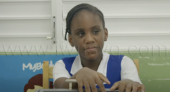 Eleven-year-old Faith Grant, who was born blind, placed 19th for girls and 43rd among the 1,760 students in St. Vincent and the Grenadines who sat this year’s CPEA.