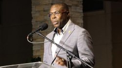 Isaac Solomon, a vice president of the Caribbean Development Bank.