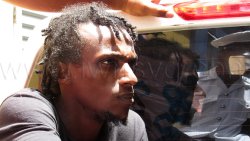 The defendant, Kamal Small aka Condom outside the Serious Offences Court on Monday, June 1, 2026.