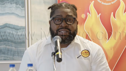 Deputy Chief Electrical Inspector, Lonzel Jones, speaking at the Carnival Development Corporation press briefing on Wednesday, June 17, 2026.