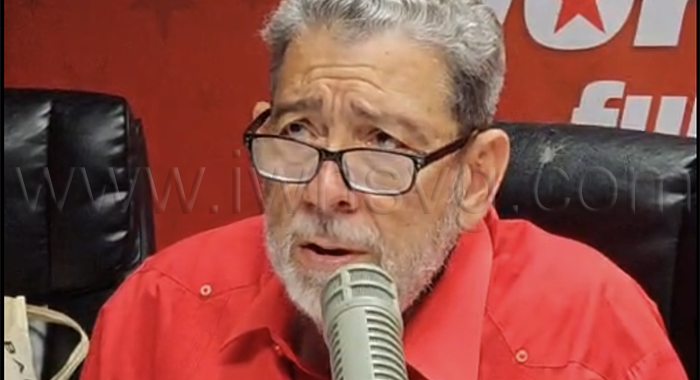 Opposition Leader Ralph Gonsalves speaking on Star Radio on Wednesday, June 10, 2026.