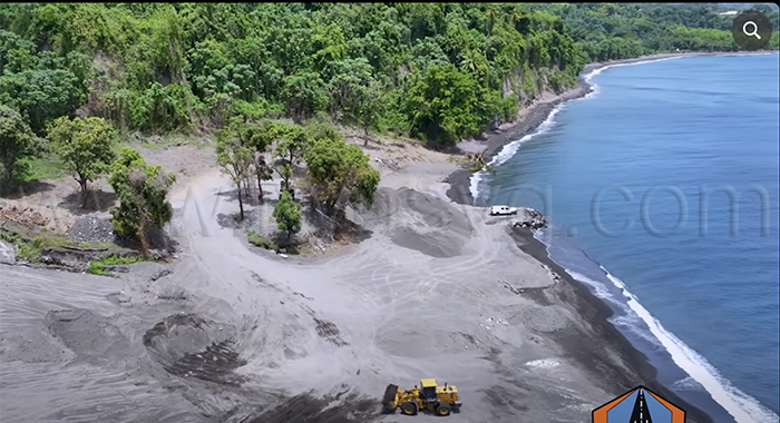Consultant defends Roseau sand ESIA, says main risk is to fisheries 2 Sand mining location