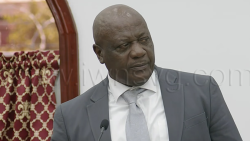 Minister of Housing, Land Management, Urban Development, and Informal Settlement Upgrading, Andrew John, on July 2, 2026. 
