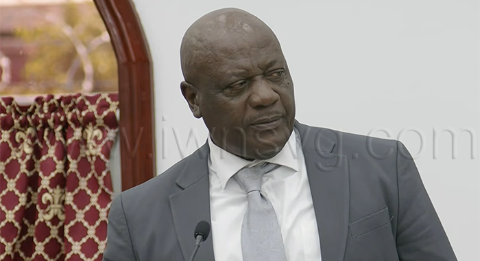 Minister of Housing, Land Management, Urban Development, and Informal Settlement Upgrading, Andrew John, on July 2, 2026. 