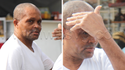 Child rapist Francis Jackson arrives at the High Court in Kingstown for sentencing on Friday, July 25, 2026. 