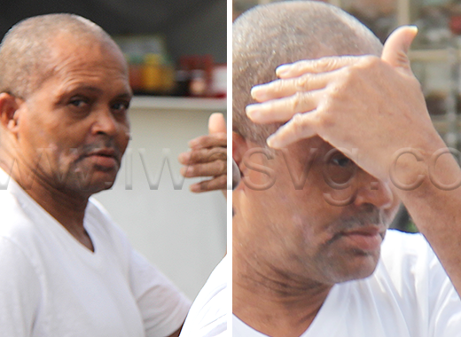 Child rapist Francis Jackson arrives at the High Court in Kingstown for sentencing on Friday, July 25, 2026. 