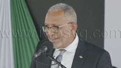 Prime Minister of St. Vincent and the Grenadines, Godwin Friday, speaking at the St. Vincent and the Grenadines Community College graduation ceremony in Kingstown on June 23, 2026. 