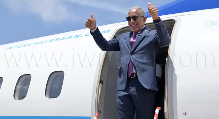 SVG-branded InterCaribbean aircraft a ‘flying ambassador’ 3 Godwin Friday 2 1