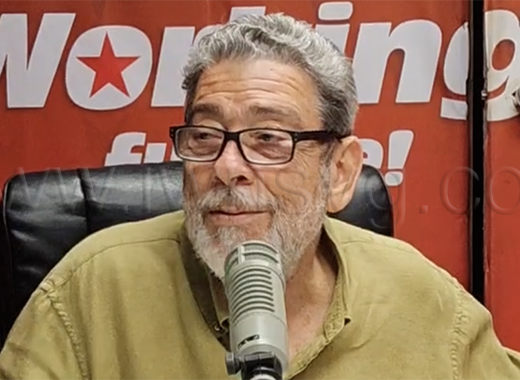 Opposition Leader Ralph Gonsalves speaking on Star Radio on Wednesday, July 16, 2026. 