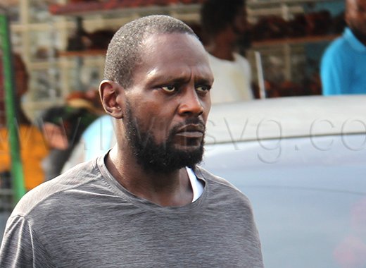 The defendant, Ashlie Arrindell, outside the High Court in Kingstown on July 24, 2026.