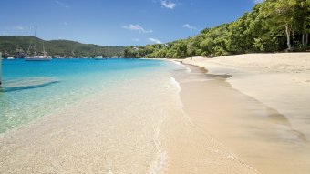 Princess Margaret Beach in Bequia.