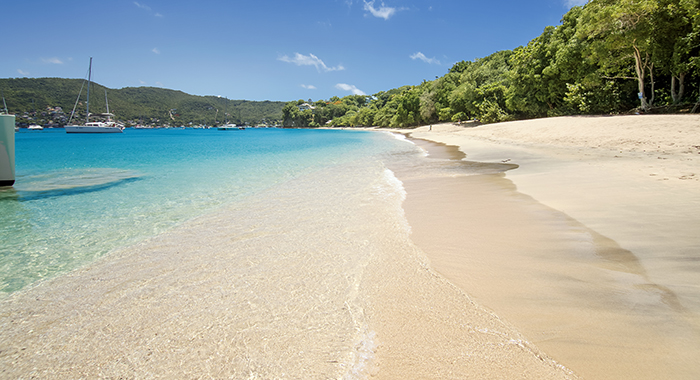Princess Margaret Beach in Bequia.