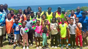 Blue marlin swimmers