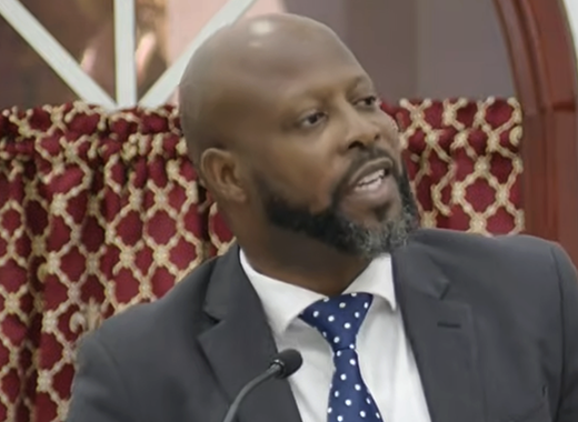 Opposition Senator Carlos James.