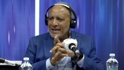 Prime Minister Godwin Friday speaking on NBC Radio on Tuesday, Aug. 4, 2026.