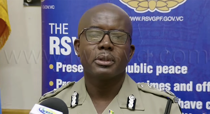 Acting Deputy Commissioner of Police Junior Simmons, speaking at a press conference on Aug. 20, 2026. 