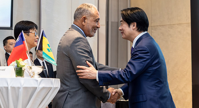 Leaders recommit to partnership as SVG, Taiwan celebrate 45 years 3 PM Friday and President Lai