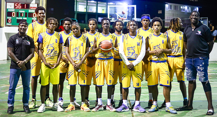 Team of Union Island players win Bequia basketball tourney 2 2nd Div Champions Golden Knights copy