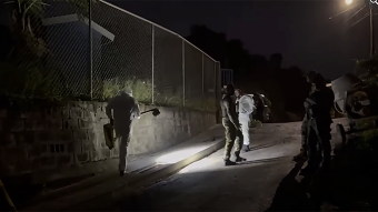 Police at the scene of the shooting in Green Hill Friday night, Sept. 25, 2026. 