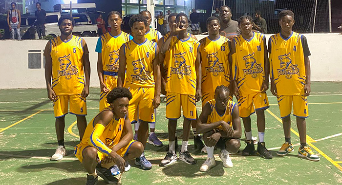 Grinches net first-ever Bequia Basketball U12 championship 2 Golden Knights 2nd Division 2025 Champions