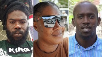 Peter Minors, left, Marilyn John, centre, and Jomo Brudy, each of whom has operated a business near the gap to the sports complex in Arnos Vale, have been shot and killed in separate incidents since April 2023. 