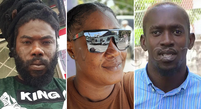 Peter Minors, left, Marilyn John, centre, and Jomo Brudy, each of whom has operated a business near the gap to the sports complex in Arnos Vale, have been shot and killed in separate incidents since April 2023. 