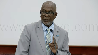 Deputy Prime Minister and MP for Central Kingstown, St. Clair Leacock.