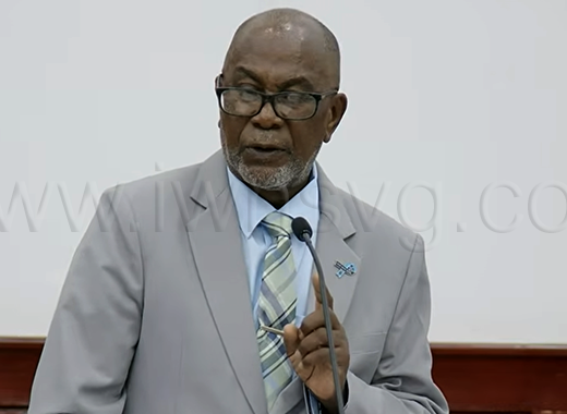 Deputy Prime Minister and Minister of National Security, St. Clair Leacock.